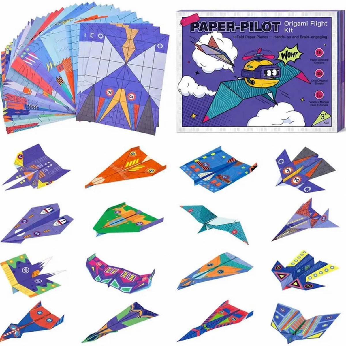 ✨Kreatives DIY-Papierflieger-Set für Kinder