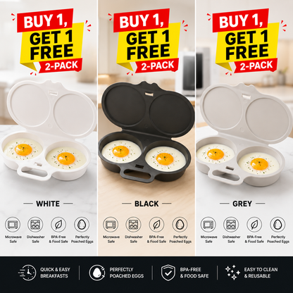 🍳 Microwave Egg Poacher — Faster Egg Breakfasts, Less Cleanup