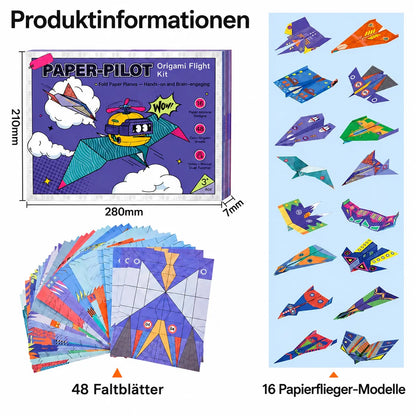 ✨Kreatives DIY-Papierflieger-Set für Kinder