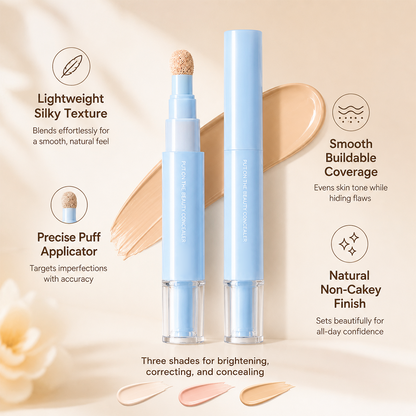 Concealer Stift & Creme – deckt Augenringe, Pickel & Flecken ab, spendet Feuchtigkeit & verblendet nahtlos