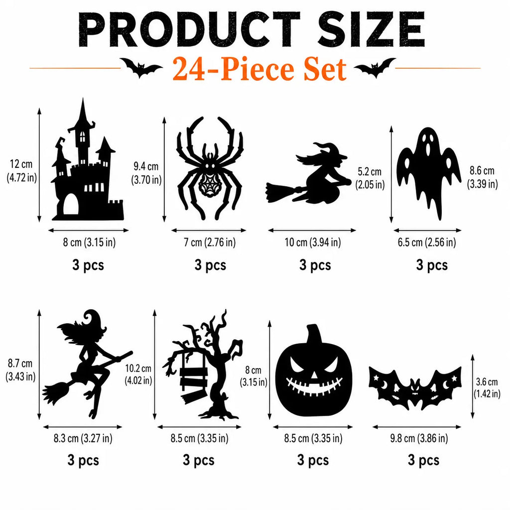 🎃 Halloween LED-Wandsticker – Verwandle leere Wände in echten Halloweenzauber