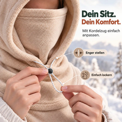 3-in-1 Fleece-Kapuze – Wärme für Kopf, Gesicht und Hals