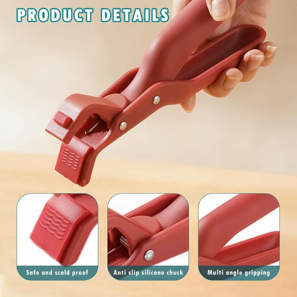 🍳 Safe-Grip Anti-Scald Kitchen Clip – Heat-Resistant & Non-Slip Bowl Gripper