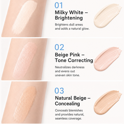 Concealer Stift & Creme – deckt Augenringe, Pickel & Flecken ab, spendet Feuchtigkeit & verblendet nahtlos