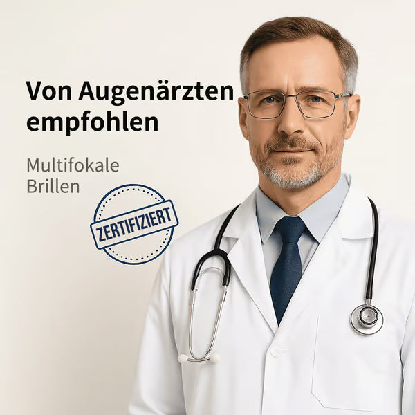 Gleitsichtbrille mit selbsttönenden Gläsern