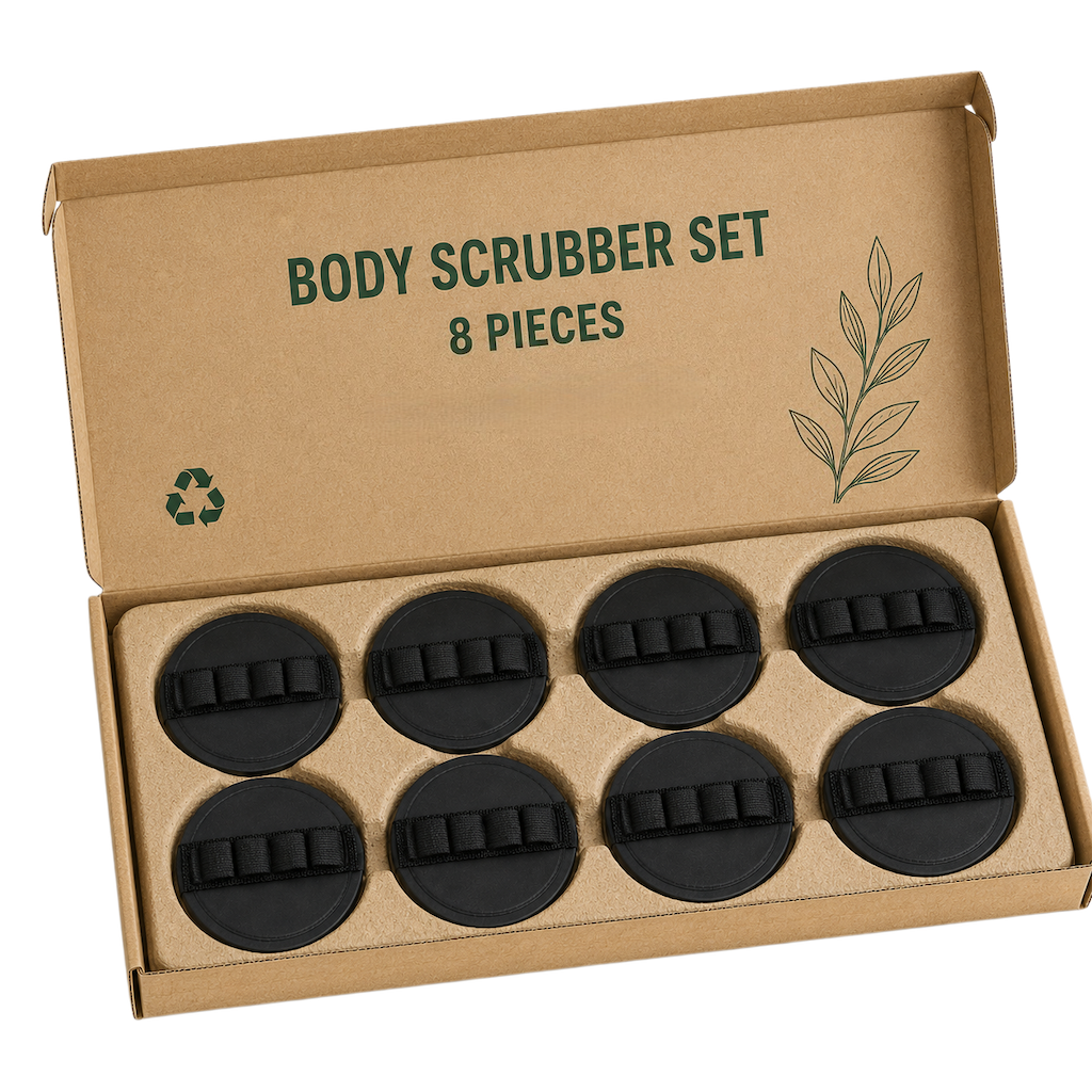 Deep-Clean Exfoliating Body Scrubber Set(4-Pack)