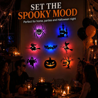 🎃 Halloween LED-Wandsticker – Verwandle leere Wände in echten Halloweenzauber