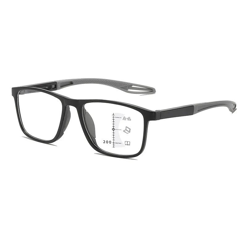 Gleitsichtbrille mit selbsttönenden Gläsern