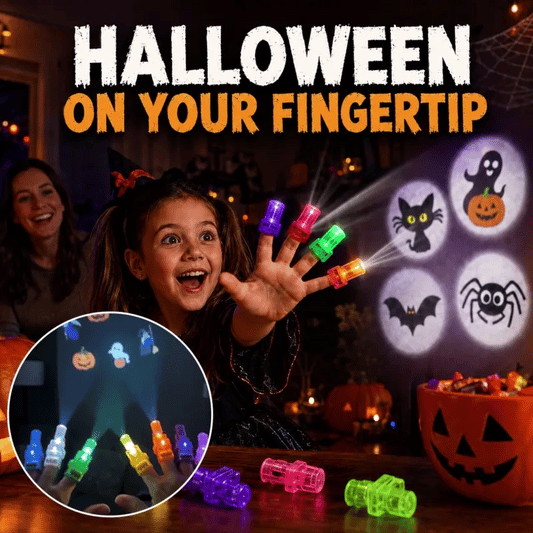 Halloween-Fingerprojektor-Set – Verwandle Jede Wand in Ein Halloween-Erlebnis 🎃