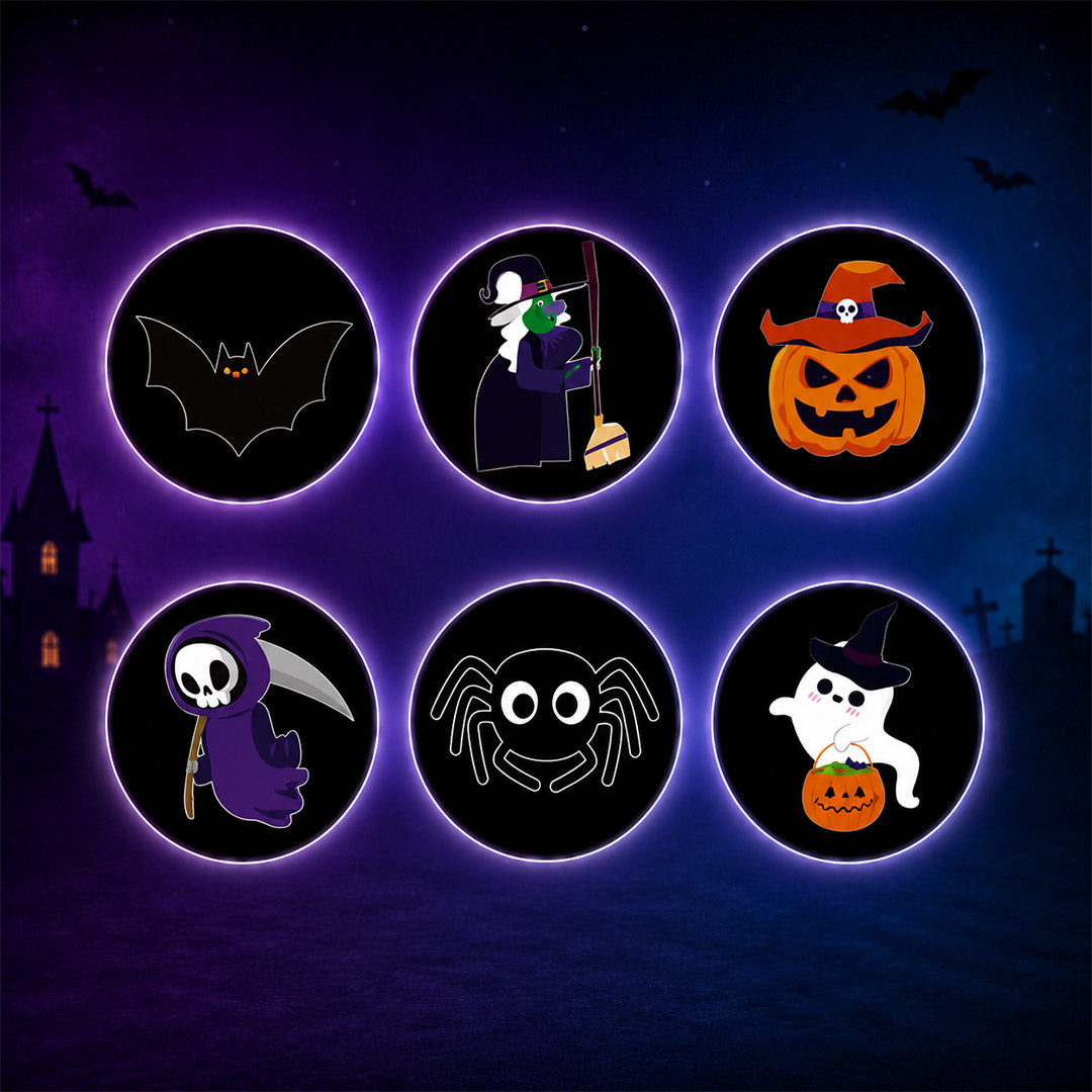 Halloween-Fingerprojektor-Set – Verwandle Jede Wand in Ein Halloween-Erlebnis 🎃