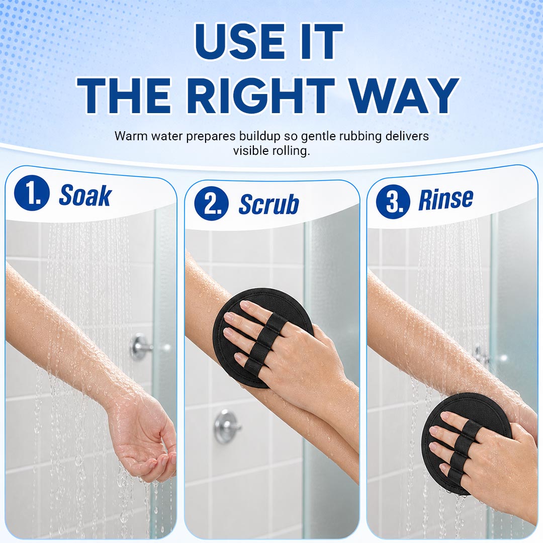 Deep-Clean Exfoliating Body Scrubber Set(4-Pack)