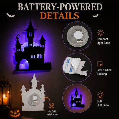 🎃 Halloween LED-Wandsticker – Verwandle leere Wände in echten Halloweenzauber