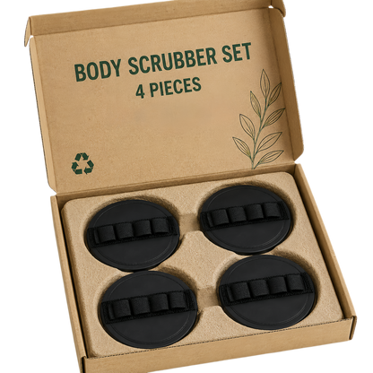 Deep-Clean Exfoliating Body Scrubber Set(4-Pack)