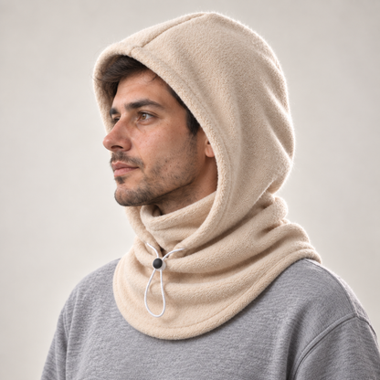 3-in-1 Fleece-Kapuze – Wärme für Kopf, Gesicht und Hals