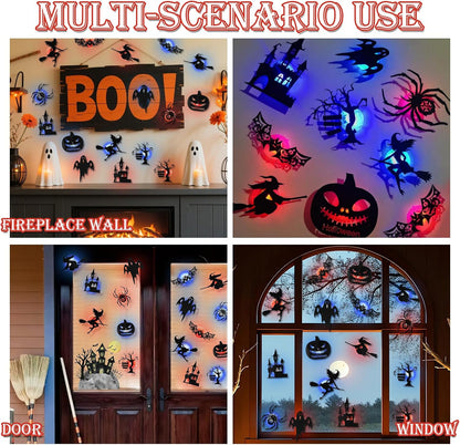 🎃 Halloween LED-Wandsticker – Verwandle leere Wände in echten Halloweenzauber