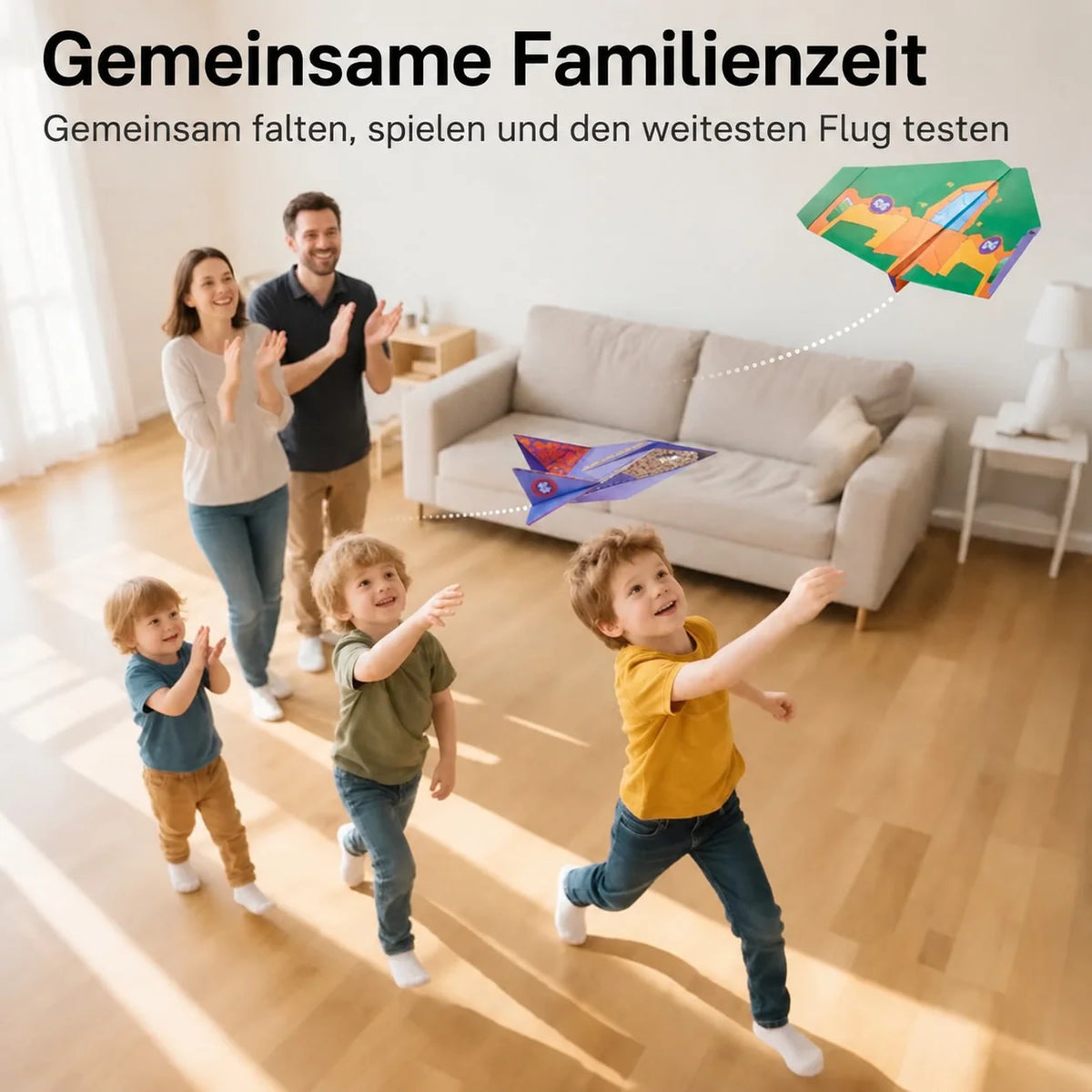 📢📢 40 % RABATT!! ⏰ Kreatives DIY-Papierflieger-Set für Kinder