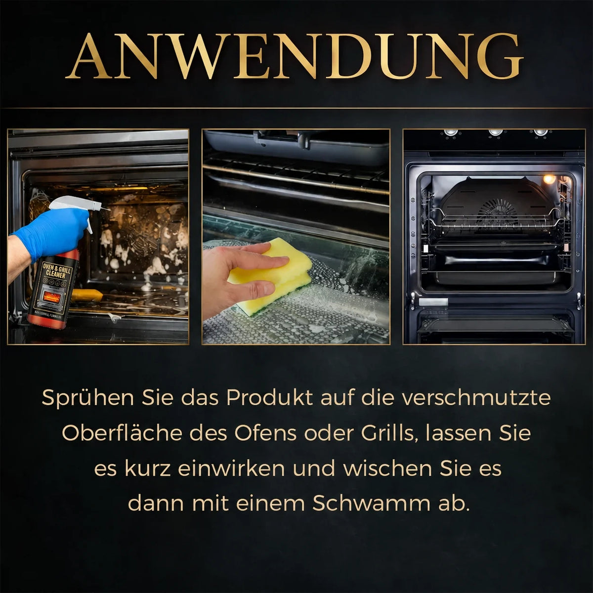 ✨Backofen- & Grillreiniger – Tiefenwirksame Fettlöser