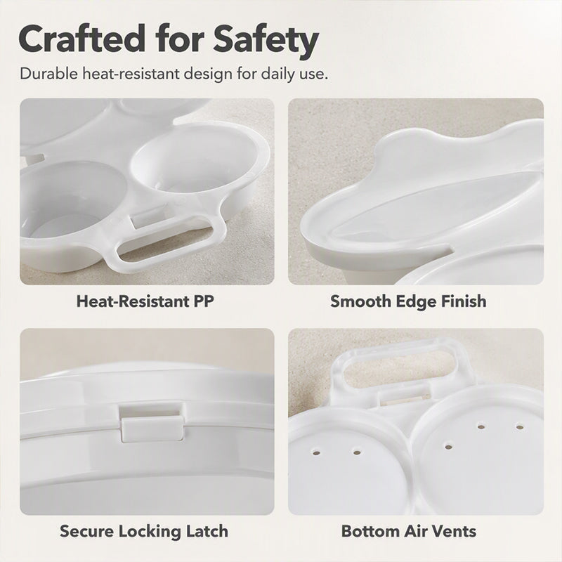 🍳 Microwave Egg Poacher — Faster Egg Breakfasts, Less Cleanup