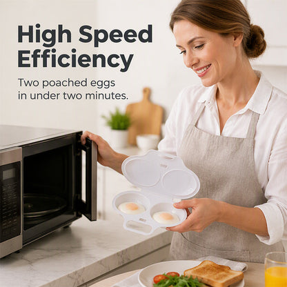2 EGGS. 60 SECONDS. ZERO PAN.