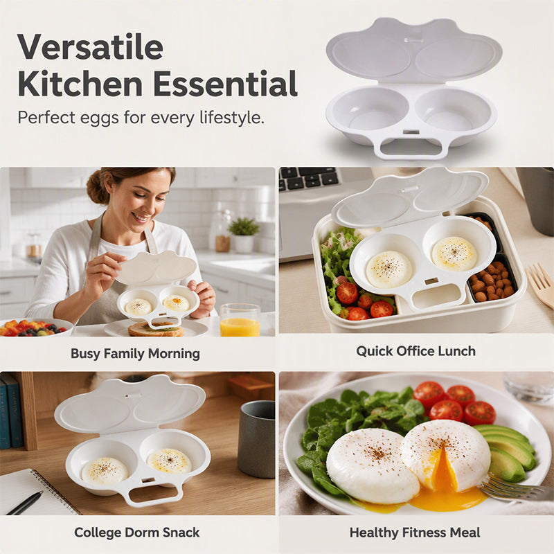 2 EGGS. 60 SECONDS. ZERO PAN.
