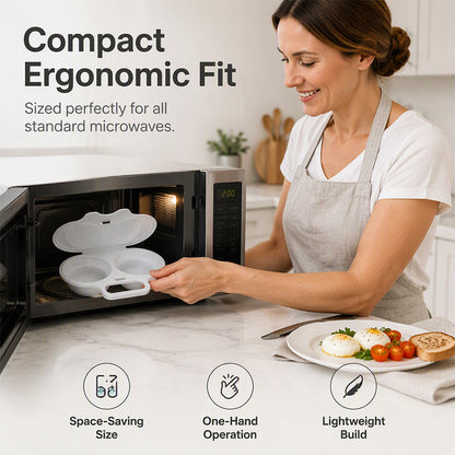 🍳 Microwave Egg Poacher — Faster Egg Breakfasts, Less Cleanup