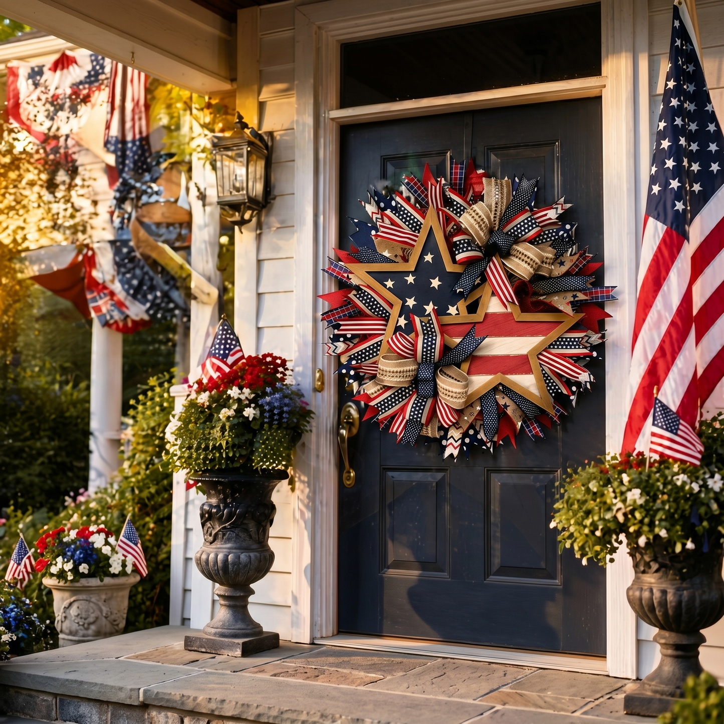 Sentinels of Honor: 250th Anniversary Hand-Tied Wreath (50% OFF)