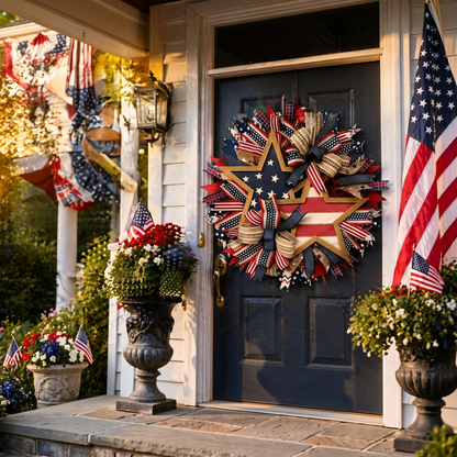Sentinels of Honor: 250th Anniversary Hand-Tied Wreath (50% OFF)